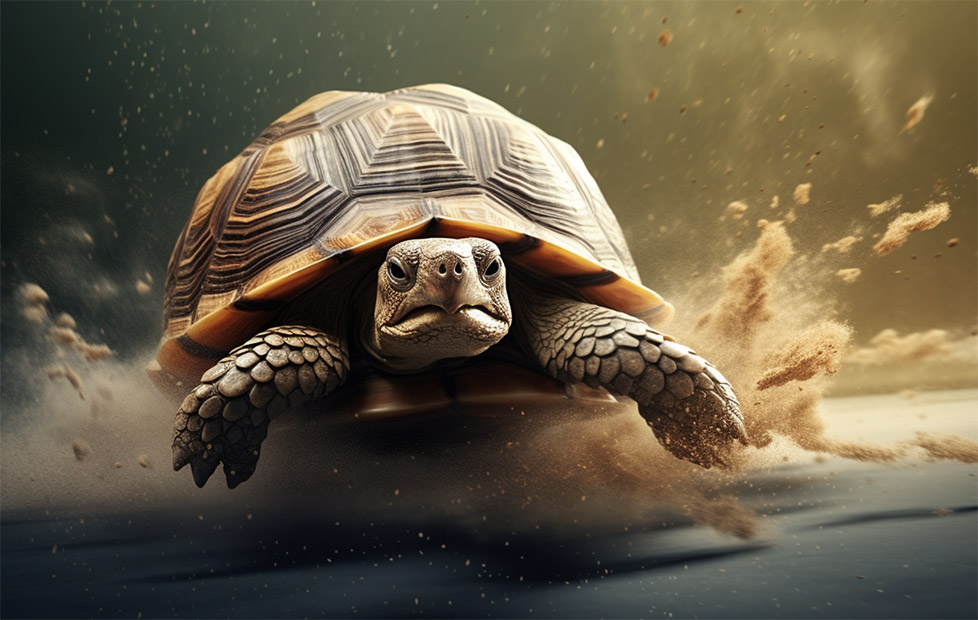 turtle winning race